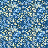 Fantasy abstract floral seamless pattern N14