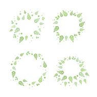 Frames with leaves Vector set N2