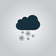 cloud and snowflakes N3