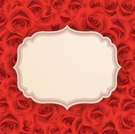 Greeting card with rose