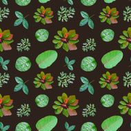 Dark spring photo pattern