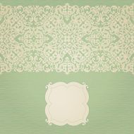 Vector seamless border in Victorian style N36