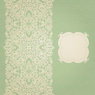 Vector seamless border in Victorian style N37