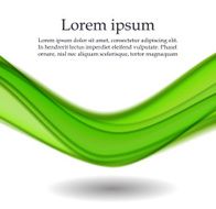 Abstract green waves N2
