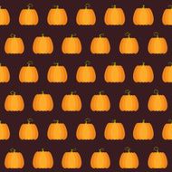 Seamless Halloween Pumpkin pattern