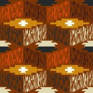 Ethnic seamless pattern Vector illustration N9