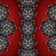 Decorative Jewels Collage Background