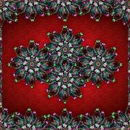 Decorative Jewels Collage Background N3