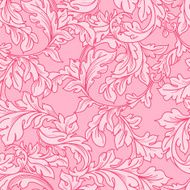 Baroque floral pattern N2