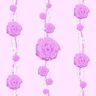 Floral wallpaper is for a child's room