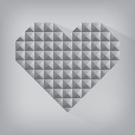retro heart triangle abstract love valentine day jewel texture s