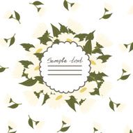Vector picture with daisies N5
