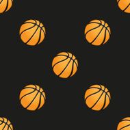 Universal vector basketball seamless patterns tiling Sport theme with balls N2