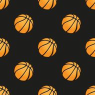 Universal vector basketball seamless patterns tiling Sport theme with balls N3