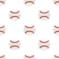 Universal vector baseball seamless patterns tiling Sport theme with balls N4