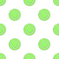 Universal vector tennis seamless patterns tiling Sport theme with balls