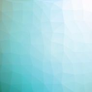 Colorful light turquise abstract geometric low poly style graphic background