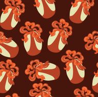 vector pattern with Easter decorations N2
