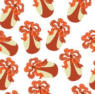 vector pattern with Easter decorations N3