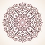 Ornamental round lace pattern N25