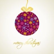 Christmas card with holiday elements N3