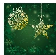 Christmas card with holiday elements N5