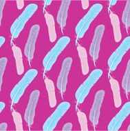 Vintage Feather seamless background N2