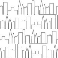 seamless city pattern N4