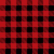 Vector Tiled Red and Black Flannel Pattern Illustration N2