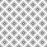 Abstract black and white seamless geometric pattern N10