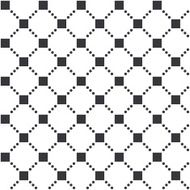 Abstract black and white seamless geometric pattern N13