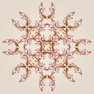 Flower henna N2
