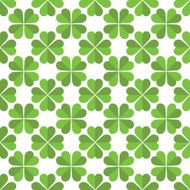 Seamless Saint Patricks day clover background