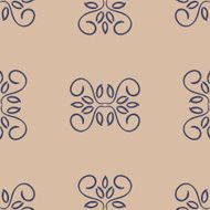 Seamless with vintage floral pattern N120