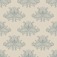 Seamless with vintage floral pattern N121