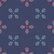 Seamless with vintage floral pattern N124