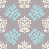 Seamless with vintage floral pattern N129