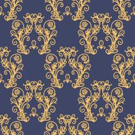 Seamless with vintage floral pattern N136