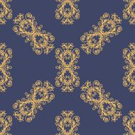 Seamless with vintage floral pattern N137