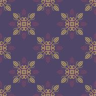 Seamless with vintage floral pattern N140