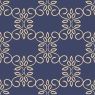 Seamless with vintage floral pattern N142