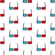 glasses seamless pattern background