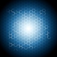 Abstract blue geometry background