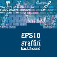 Graffiti background Calligraphic elements and ink splash N2