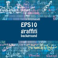 Graffiti background Calligraphic elements and ink splash N3