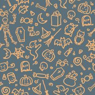 seamless pattern halloween