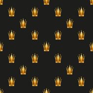 Universal vector seamless patterns tiling Royal queen princess N4