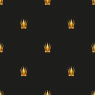 Universal vector seamless patterns tiling Royal queen princess N5