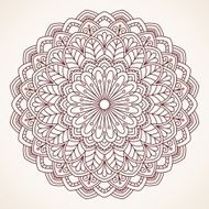 Ornamental round lace pattern N26