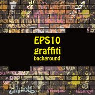 Graffiti background Calligraphic elements and ink splash N9